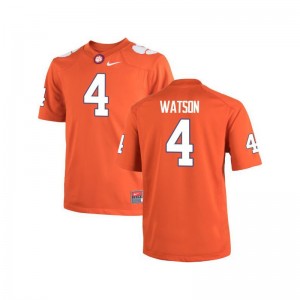 Clemson National Championship Jersey Deshaun Watson Game Orange Kids