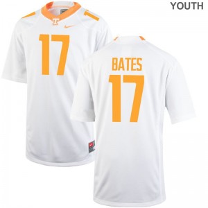 Tennessee Dillon Bates Game Youth Player Jerseys - White