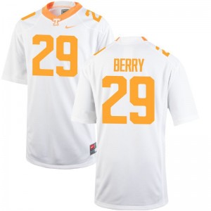 Evan Berry Jerseys Mens Tennessee Game White