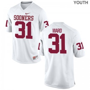 OU Sooners Grant Ward Jersey S-XL Youth Game Jersey S-XL - White