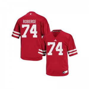 Gunnar Roberge Wisconsin Badgers Jersey S-3XL Authentic For Men Red