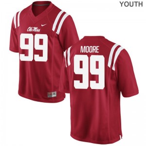 Ole Miss Herbert Moore For Kids Limited Red High School Jerseys