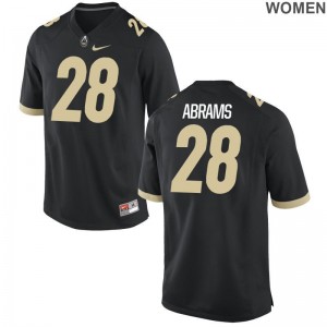 Purdue Jacob Abrams Ladies Game Jerseys Black