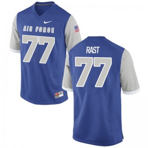 Air Force James Rast NCAA Jersey For Men Royal Game Jersey