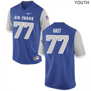 USAFA James Rast Player Jerseys Youth(Kids) Royal Limited