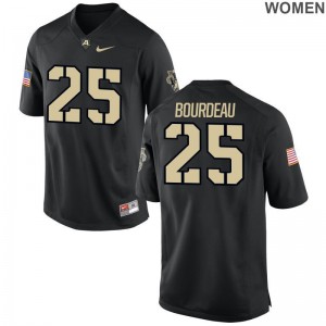 Black Javhari Bourdeau Jerseys S-2XL United States Military Academy For Women Game