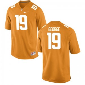Jeff George UT Jerseys Orange Game For Men
