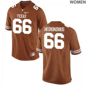 Texas Longhorns Alumni Jersey Joe Heironimus Ladies Orange Game