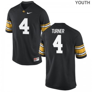 Josh Turner University of Iowa Jerseys Game Youth(Kids) Jerseys - Black