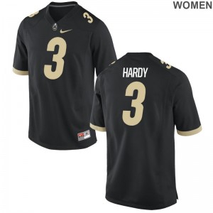 Purdue Boilermakers Kamal Hardy Game For Women NCAA Jerseys - Black
