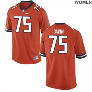 University of Illinois Kurt Gavin Limited Ladies Football Jersey - Orange