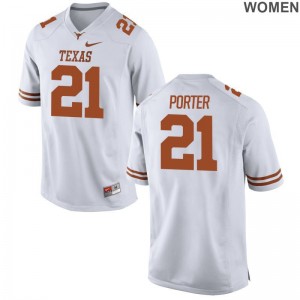 University of Texas Kyle Porter Jersey Player Women Limited White Jersey