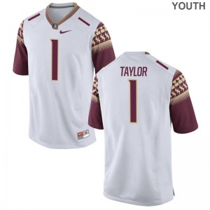 Levonta Taylor Florida State Seminoles Jersey S-XL Limited Youth(Kids) Jersey S-XL - White