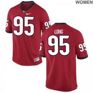 Georgia Marshall Long College Jersey Women Game - Red