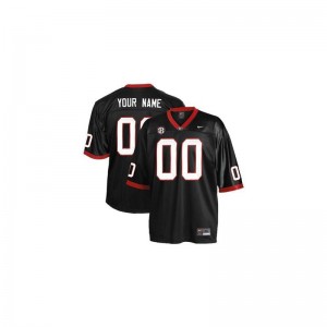 University of Georgia Customized Jersey Limited For Men Black