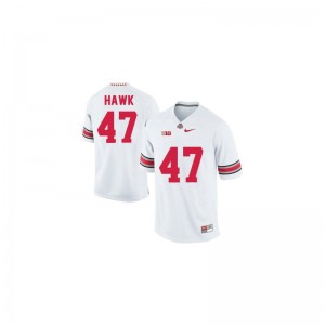 Ohio State Buckeyes A.J. Hawk Jerseys S-3XL Game #47 White For Men
