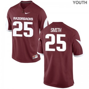 University of Arkansas College Jerseys Micahh Smith Cardinal Limited Youth
