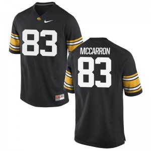 Hawkeyes For Kids Limited Black Riley McCarron Jersey