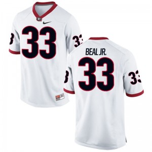 Robert Beal Jr. UGA Jerseys Men Limited White Football