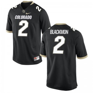 University of Colorado Black Game Mens Ronnie Blackmon Jersey