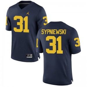Michigan Scott Sypniewski Limited For Kids NCAA Jerseys - Jordan Navy
