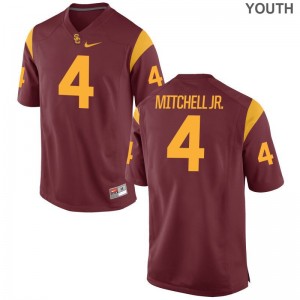 Steven Mitchell Jr. Trojans Jersey S-XL Youth(Kids) Game Jersey S-XL - White