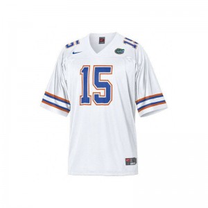 White Tim Tebow NCAA Jersey Florida Gators Limited Mens