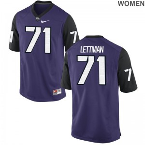 Toby Lettman TCU Ladies Game Jerseys S-2XL - Purple Black