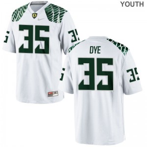 Troy Dye Jerseys Oregon White Limited Youth Jerseys