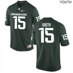 Spartans Tyson Smith Jersey Kids Green Game Jersey