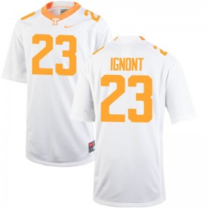 Will Ignont Tennessee Vols White Mens Game NCAA Jerseys