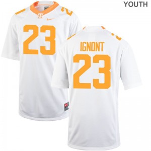 Game Will Ignont Jersey Tennessee Vols Youth - White
