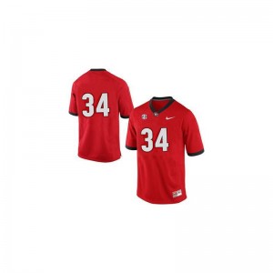 UGA Herschel Walker Youth(Kids) Limited #34 Red Player Jersey