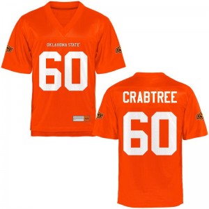 Oklahoma State Zachary Crabtree Game Jerseys Orange For Men